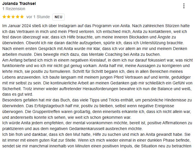 Jolanda Trachsel google 2024-05-02 Mentaltraining / Mentorin