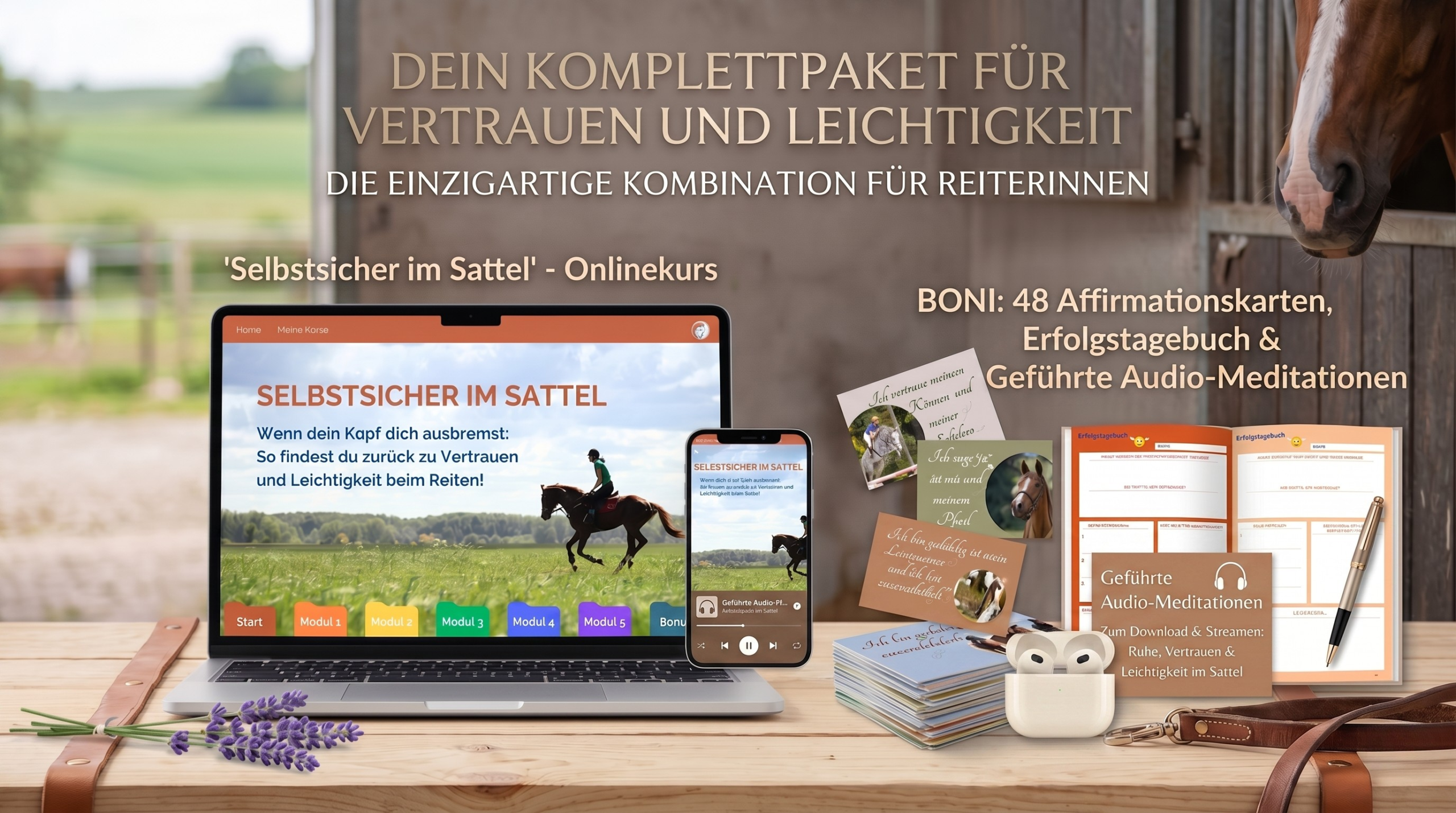 Selbstsicher im Sattel - Onlinekurs