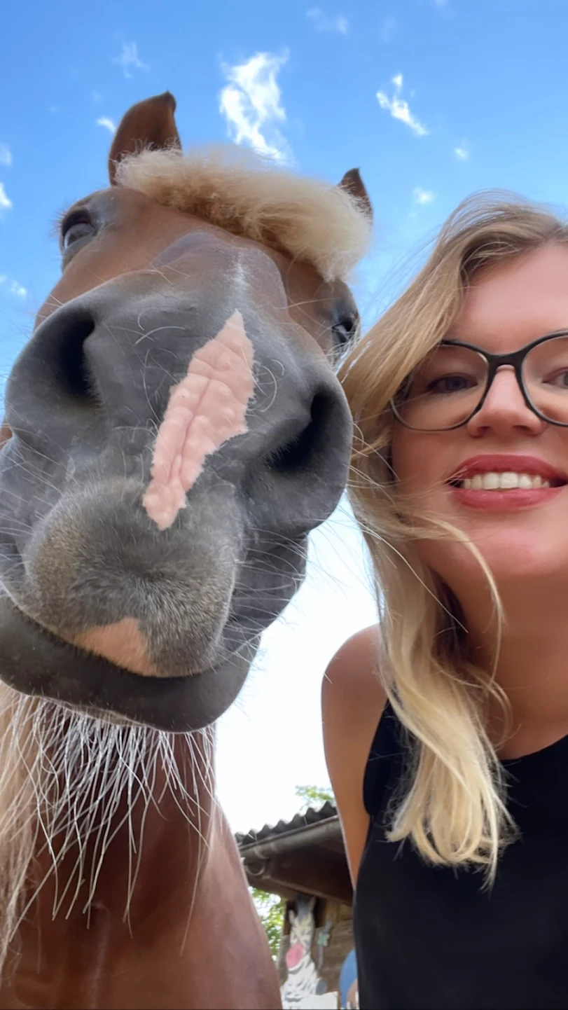 Sophia Leopold mit Fiona